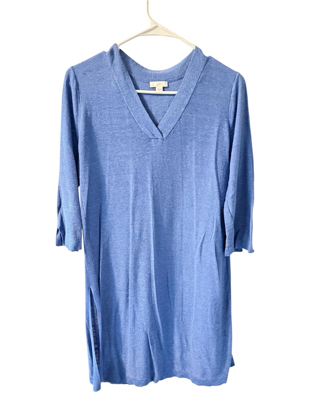 🙋🏻♀️J. Jill Light Blue V-Neck Tunic Top